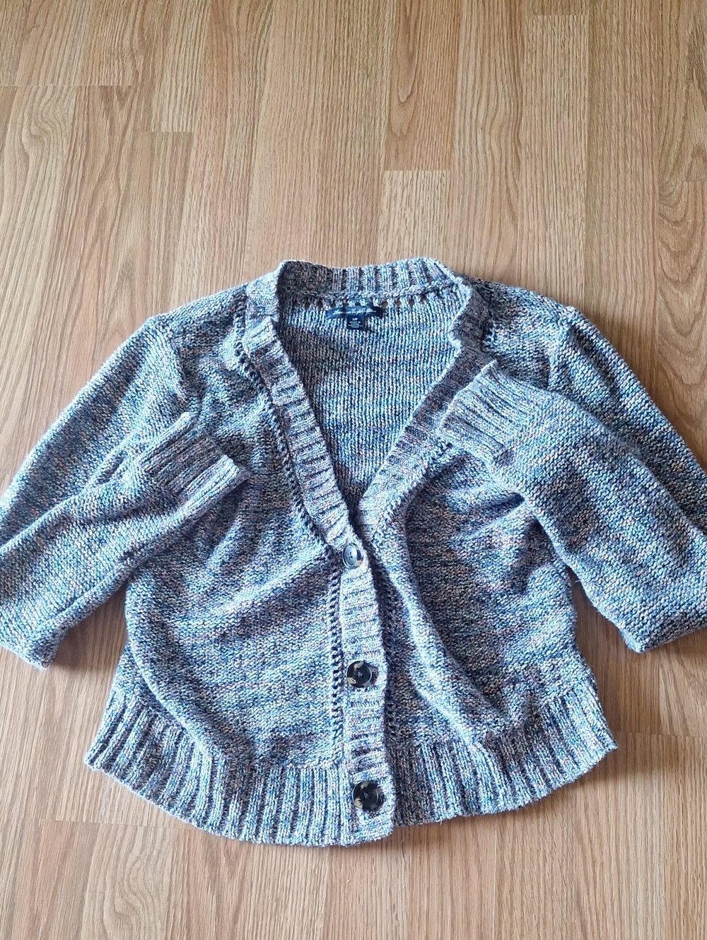 American Eagle Outfitters Marled V-Neck Button Cardigan